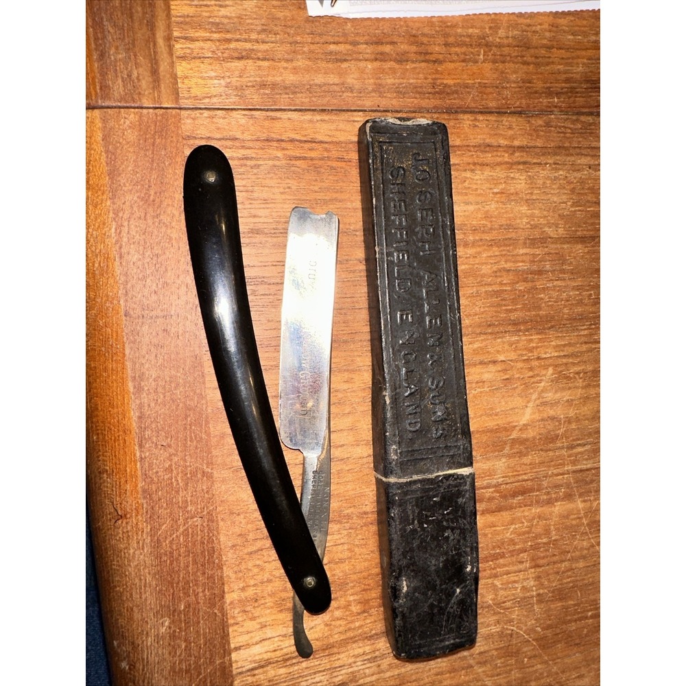Antique Joseph Allen & Sons NON XLL Straight Razor 5/8 Wade & Butcher Sheffield